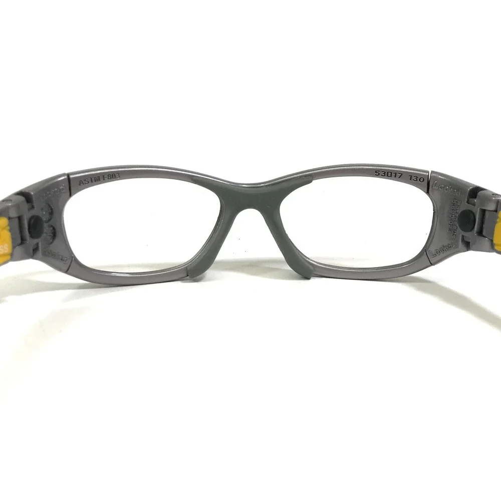 Rec Specs Athletic Goggles Frames Morpheus II 375 Yellow Gray Checks 53-17-130
